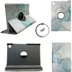 Bookcase voor Apple iPad Mini 6 Flip Stand 360° Print hoesje - Afbeelding 5