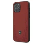 Apple iPhone 12 Pro Max Zwart Ferrari Hard Back cover hoesje