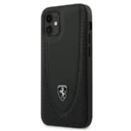 Apple iPhone 12 Pro Max Zwart Ferrari Hard Back cover hoesje