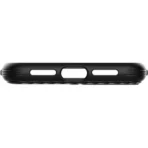 Apple iPhone 11 pro max Silicone zwart Spigen hoesje extra stevig en goed uitstraling - Image 4