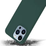 Apple iPhone 15 Pro Max PU Leer Magsafe Groen Hoesje - Afbeelding 4