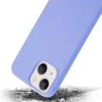 Apple iPhone 14 PU Leer Magsafe Blauweregen Hoesje