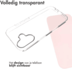 Transparant Achterkant Hoesje Voor de Apple iPhone 16 Plus - Image 3