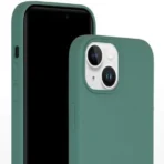 Apple iPhone 14 PU Leer Magsafe Dennennaald Groen Hoesje