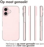 Transparant Achterkant Hoesje Voor de Apple iPhone 16 Plus - Image 2