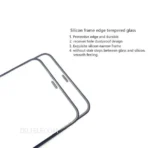 Apple iPhone X/XS/11 Pro Zwart 6D glass screenprotector - Image 4