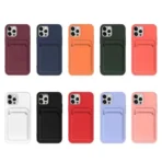 Apple iPhone 11 Pro Max Blauw Luxe achterkant TPU hoesje met Pasjes - Image 8