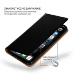 Apple iPhone XS Max zwart boek hoesje met extra vakjes voor pasjes - Image 5