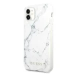 Guess iPhone11 Marmer achterkant hoesje