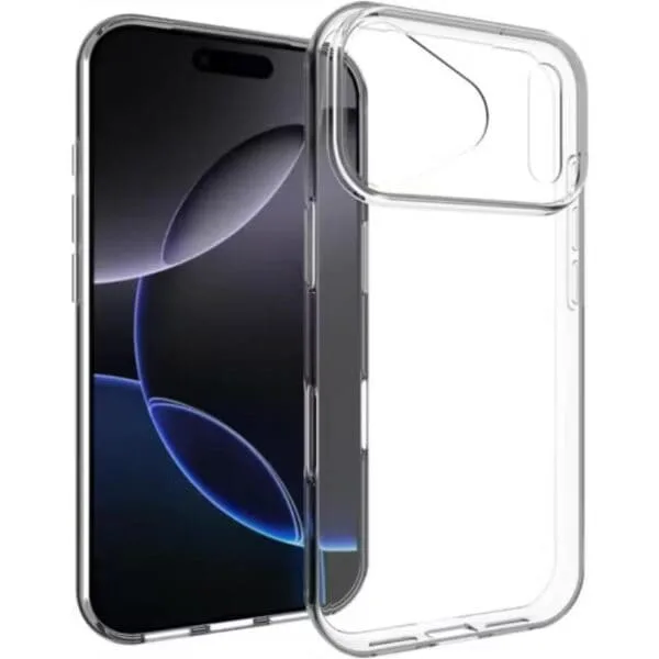 Mobigear-Basics-Doorzichtig-iPhone-17-Pro-Hoesje-Hardcase-Backcover-Transparant-11-8483047-600x600-1.webp Apple iPhone17 Pro Transparant Achterkant Hoesje - Image 1