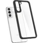 Samsung Galaxy S22 Plus Transparant met zwarte randen Spigen back cover hoesje - Image 10