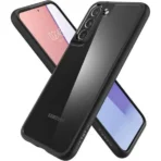 Samsung Galaxy S22 Plus Transparant met zwarte randen Spigen back cover hoesje - Image 2
