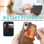 Apple iPhone XS Max Kunstleer Achterkant hoesje met 5 pasjes - Image 7