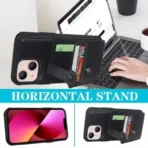 Apple iPhone 12/12 Pro Kunstleer Achterkant hoesje met 5 pasjes