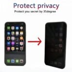 Apple iPhone 12 / iPhone 12 Pro Privacy Tempered Glass Screenprotectors - Image 3