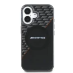 AMG iPhone 16 Backcover hoesje Double layer - Magsafe - Zwart - Image 4
