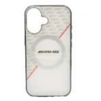AMG iPhone 16 Backcover hoesje - Double layer - Magsafe - Rood