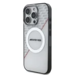 AMG iPhone 16 Pro Max Backcover hoesje - Double layer - Magsafe - Rood - Image 3