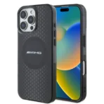 AMG iPhone 16 Pro Backcover hoesje Magsafe double layer - Zwart