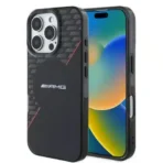 AMG iPhone 16 Pro Max Backcover hoesje Double layer - Magsafe - Zwart