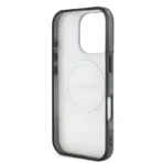 AMG iPhone 16 Pro Backcover hoesje - Magsafe - Double Layer - White Circle - Transparant - Image 8