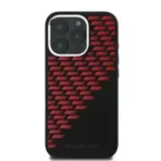 AMG iPhone 16 Pro Backcover hoesje - Magsafe - Silicone Rhombs - Zwart - Image 4