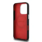 AMG iPhone 16 Pro Backcover hoesje - Magsafe - Silicone Rhombs - Zwart - Image 7