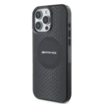 AMG iPhone 16 Pro Max Backcover hoesje - Magsafe - Double Layer - Zwart