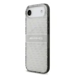 AMG iPhone 17 Air Backcover hoesje - Magsafe - Double Layer - Transparent Rhombs Repeat - Wit - Image 7