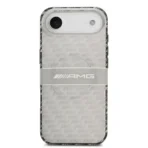 AMG iPhone 17 Air Backcover hoesje - Magsafe - Double Layer - Transparent Rhombs Repeat - Wit - Image 6