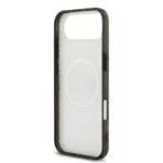 AMG iPhone 17 Air Backcover hoesje - Magsafe - Double Layer - Transparent Rhombs Repeat - Wit - Image 3