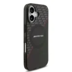 AMG iPhone 17 Backcover hoesje - Magsafe - Double Layer - Red Line - Zwart - Afbeelding 4