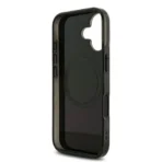 AMG iPhone 17 Backcover hoesje - Magsafe - Double Layer - Yellow Line - Zwart - Afbeelding 3