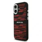AMG iPhone 17 Backcover hoesje - Magsafe - Red Line Graphics - Zwart - Afbeelding 3
