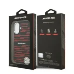 AMG iPhone 17 Backcover hoesje - Magsafe - Red Line Graphics - Zwart - Afbeelding 8