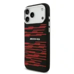 AMG iPhone 17 Pro Backcover hoesje - Magsafe - Red Line Graphics - Zwart - Image 2