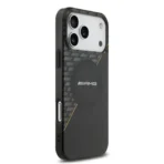 AMG iPhone 17 Pro Backcover hoesje - Magsafe - Double Layer - Yellow Line - Zwart - Image 5
