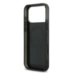 AMG iPhone 17 Pro Backcover hoesje - Magsafe - Double Layer - Yellow Line - Zwart - Image 7