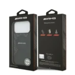 AMG iPhone 17 Pro Max Backcover hoesje - Magsafe - Double Layer - Red Line - Zwart - Image 8