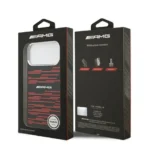 AMG iPhone 17 Pro Backcover hoesje - Magsafe - Red Line Graphics - Zwart - Image 8