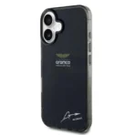 Aston Martin iPhone 16 Backcover hoesje - IML F1 Car - Alonso Signature - Zwart - Image 4