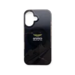 Aston Martin iPhone 16 Backcover hoesje - Magsafe - IML F1 Car - Zwart