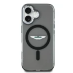 Aston Martin iPhone 16 Backcover hoesje - Magsafe - IML Frosted Effect - Zwart - Image 9