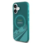 Aston Martin iPhone 16 Backcover hoesje - Magsafe - IML F1 Car - Groen - Image 4