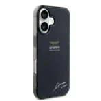 Aston Martin iPhone 16 Backcover hoesje - IML F1 Car - Alonso Signature - Zwart - Image 3