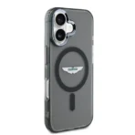Aston Martin iPhone 16 Backcover hoesje - Magsafe - IML Frosted Effect - Zwart - Image 8