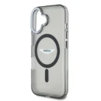 Aston Martin iPhone 16 Backcover hoesje - Magsafe - IML Frosted Effect - Zwart - Image 3