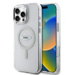 Aston Martin iPhone 16 Pro Backcover hoesje - Magsafe - IML Frosted Effect - Transparant