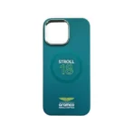 Aston Martin iPhone 16 Pro Backcover hoesje - Magsafe - Stroll - Groen