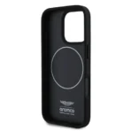 Aston Martin iPhone 16 Pro Backcover hoesje - Magsafe - Carbon Circle - Zilver - Afbeelding 6